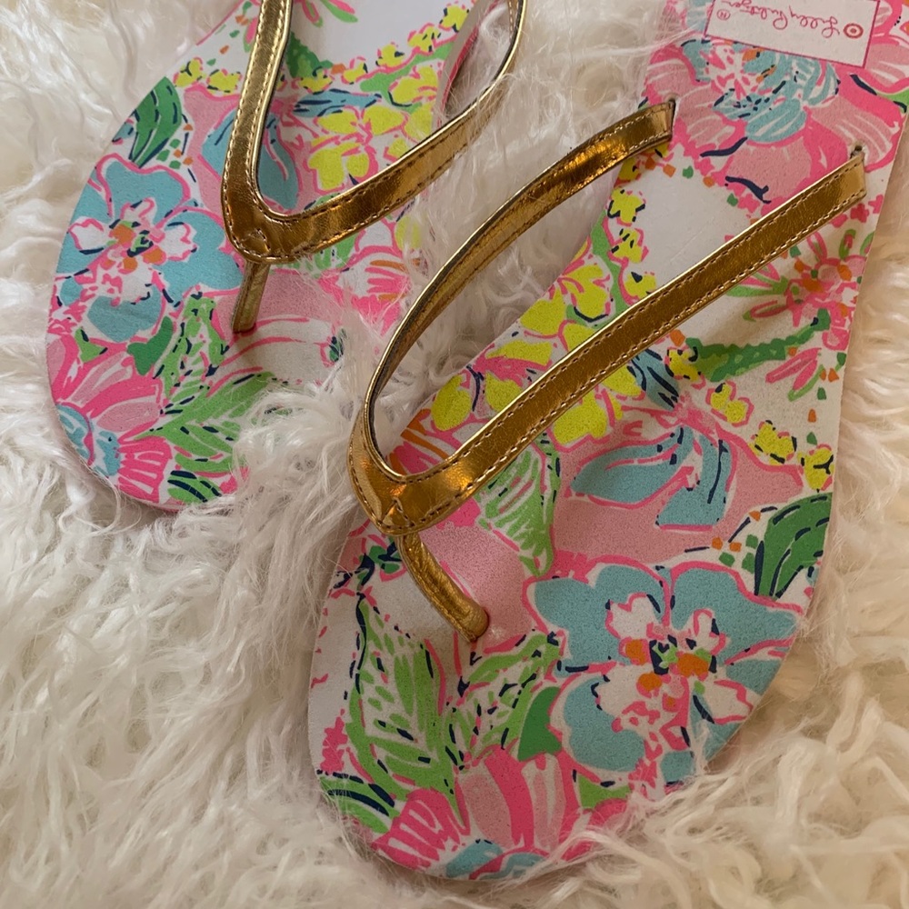 Lilly Pulitzer for target flip flops